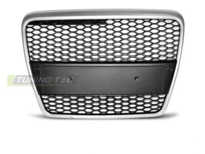 Griglia Sport Argento per Audi A6 (C6) 04-08 - Griglia D'aerazione Sportiva