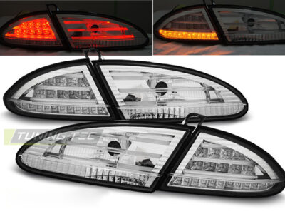 Fanali Posteriori LED Cromati per Seat Leon (2006-2009)