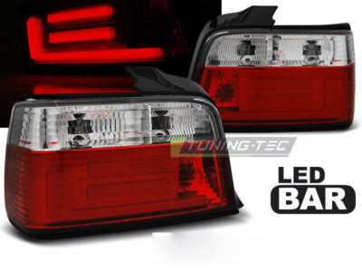 Fanali Posteriori LED Bar Rosso per BMW E36 12.90-08.99 Berlina