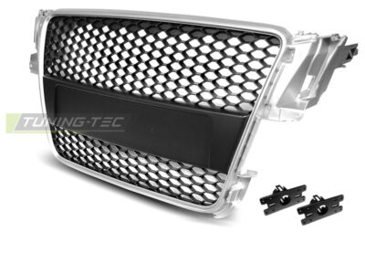 Griglia Sport Argento per Audi A5 (07-06.11) - Griglia D'aerazione Sportiva