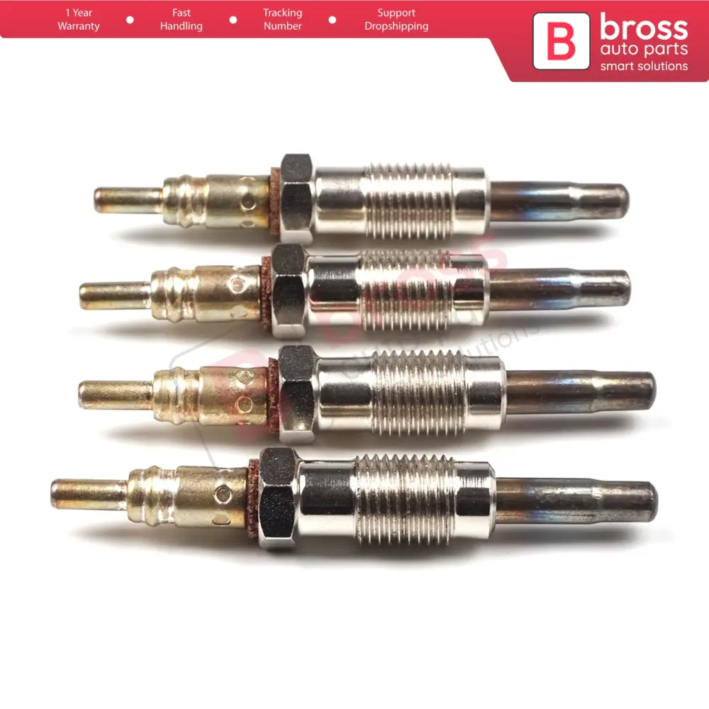 4 Candelette Riscaldamento 1.9 Diesel per Fiat 1.9 D