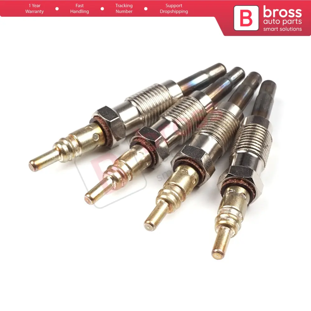 4 Candelette Riscaldamento 1.9 Diesel per Fiat 1.9 D