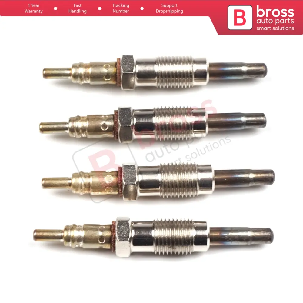 4 Candelette Riscaldamento 1.9 Diesel per Fiat 1.9 D