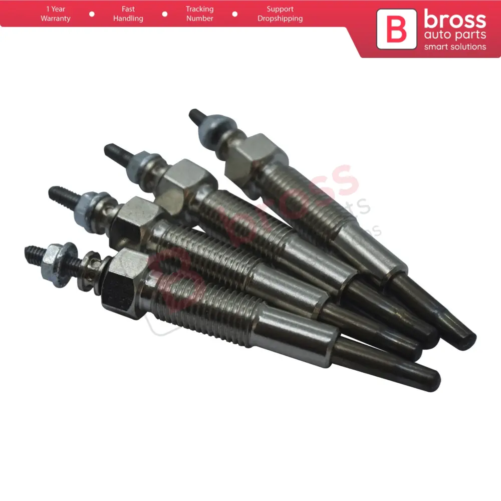 4 Candelette Riscaldamento 10,5v Kit 4 Pezzi per Kia Sportage Besta Mazda 626