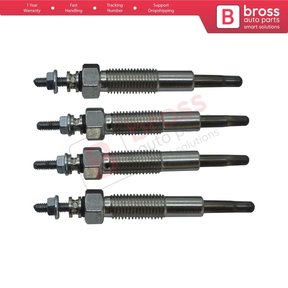 4 Candelette Riscaldamento 10,5v Kit 4 Pezzi per Kia Sportage Besta Mazda 626