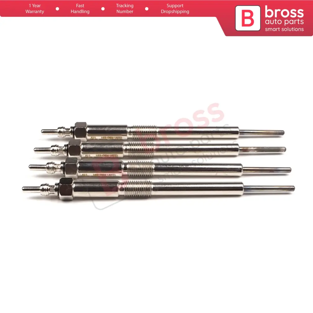 4 Candelette Riscaldamento 12291RBDE01 12291RL0G01 per Honda 2.2 Cdti