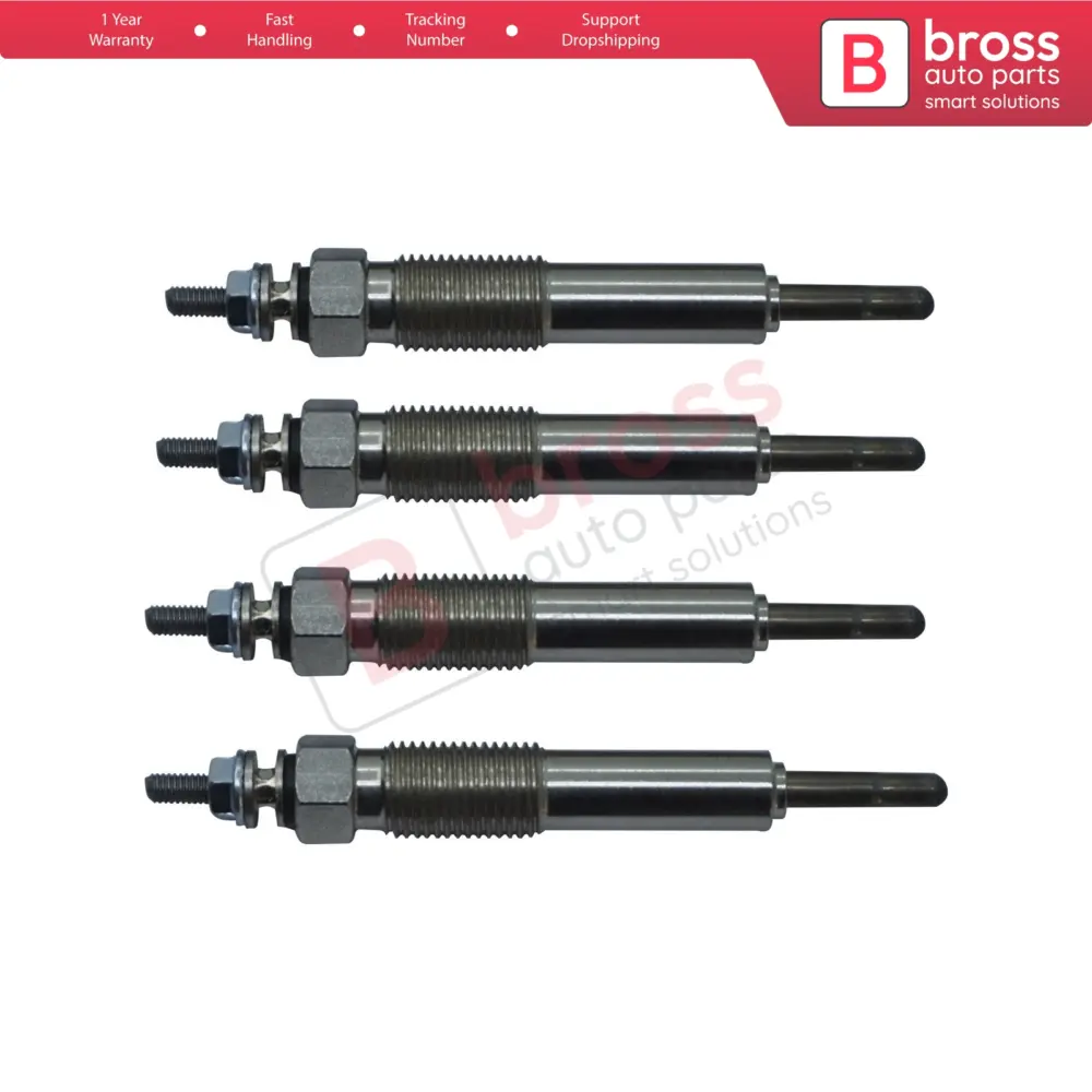 4 Candelette Riscaldamento 20,5v Me017010 per Mitsubishi Canter Rosa 4d30