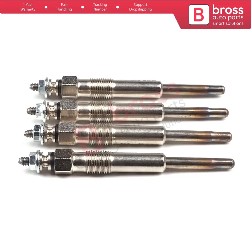 4 Candelette Riscaldamento GX90 0100226371 GN016 per Fiat Citroën Peugeot 1.5