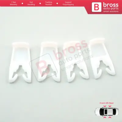 4 Clip Riparazione Alzacristalli 4 Pezzi per Renault Clio 2 3 Laguna 2