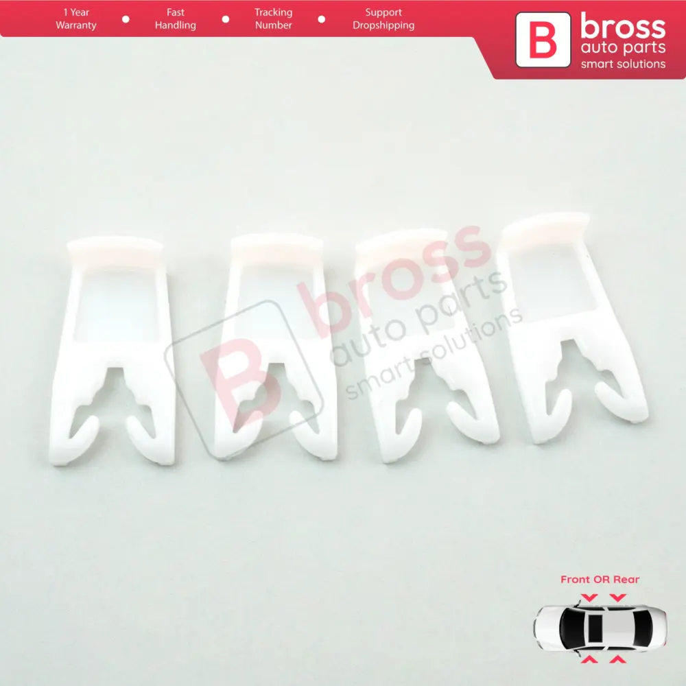 4 Clip Riparazione Alzacristalli 4 Pezzi per Renault Clio 2 3 Laguna 2