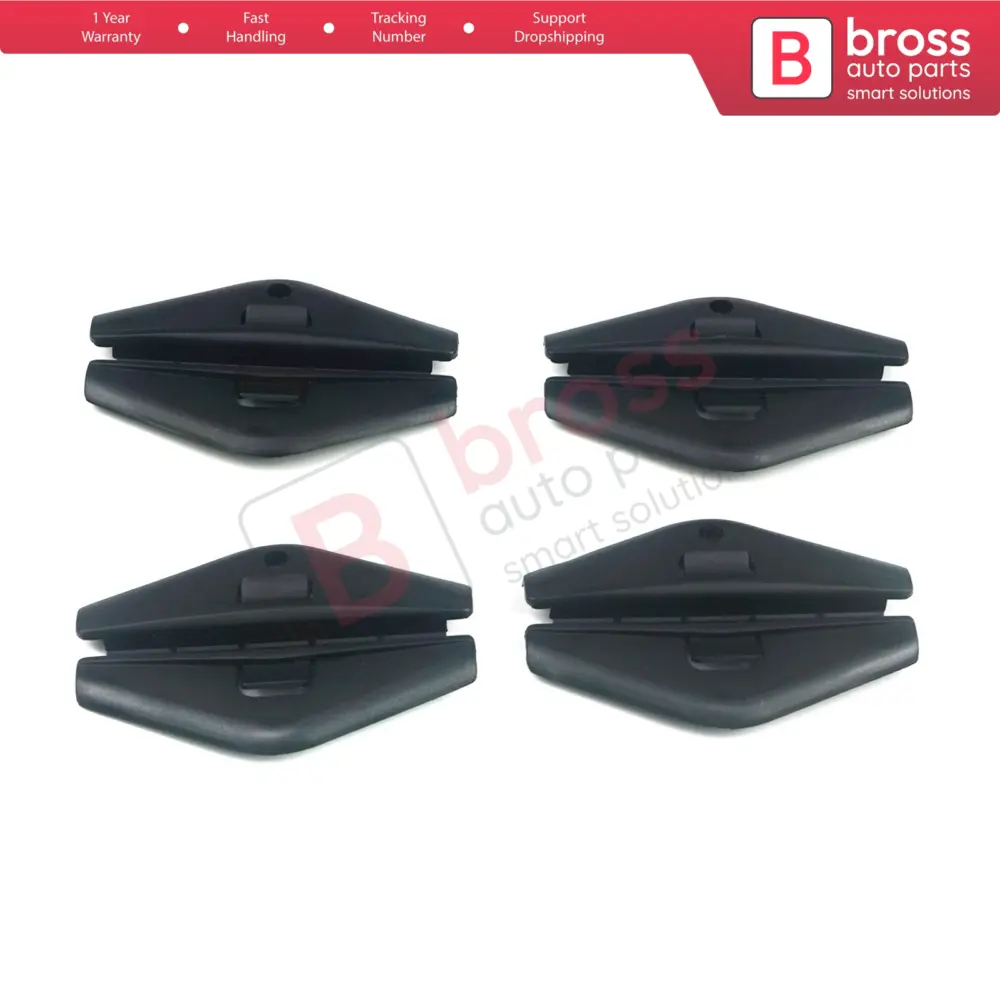 4 Guide Vetri Anteriori Porta 4 Pezzi per Buick Electra Lesabre Deville 1985-on