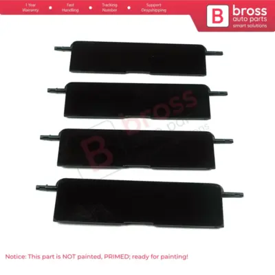 4 Pezzi Copertura Binario Tetto 96x30 mm per Mercedes Classe E W212 S212