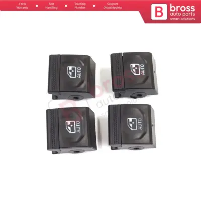 4 Pezzi Copri Pulsante Alzacristallo per Renault Clio MK5 Captur MK2 5 Porte