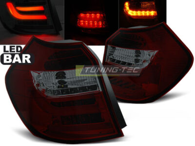 LED Bar Fanali Posteriori Rosso Fumé per BMW E87/E81 (09.07-11) LCI Fanali