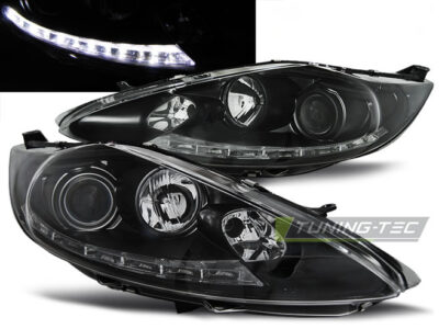 Ford Fiesta MK7 08-12 Daylight Nero Anteriore Sinistro, Colore Accessorio Tuning