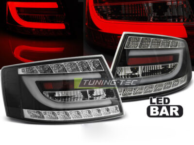 Fanali Posteriori LED Neri per Audi A6 C6 Berlina 04.04-08 6PIN