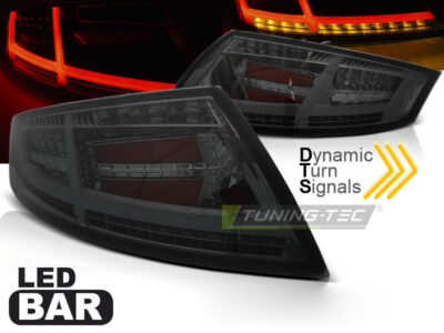 Fanali Posteriori LED Bar Fumè per Audi TT (04.06-02.14)