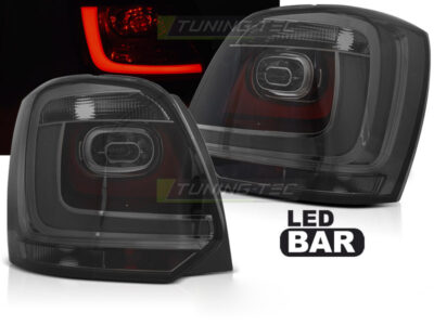 Fanali Posteriori LED Bar Fumè per Volkswagen Polo (09-14)
