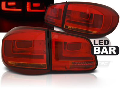Fanali Posteriori LED Bar Rossi per Volkswagen Tiguan 07-07.11
