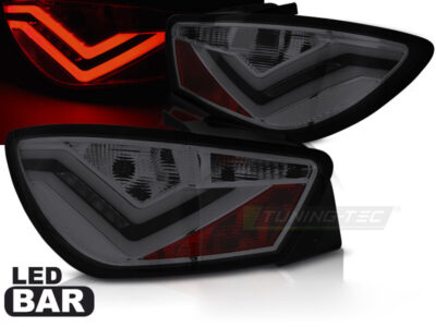 Fanali Posteriori LED Bar Fumè per Seat Ibiza 6J (06.08-12)