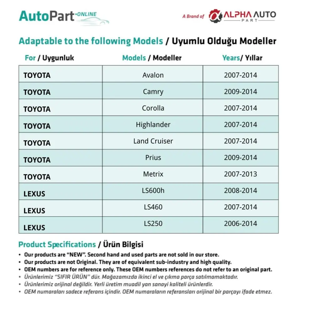 50 Pezzi Clip Paraurti per Toyota Lexus