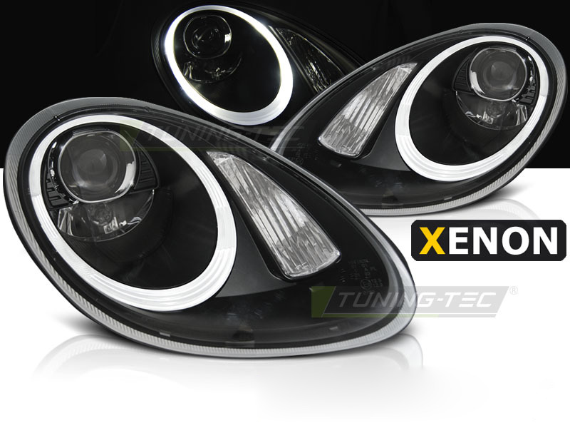 Fari Anteriori Xenon Neri per Porsche Boxster Cayman 987 (05-08)