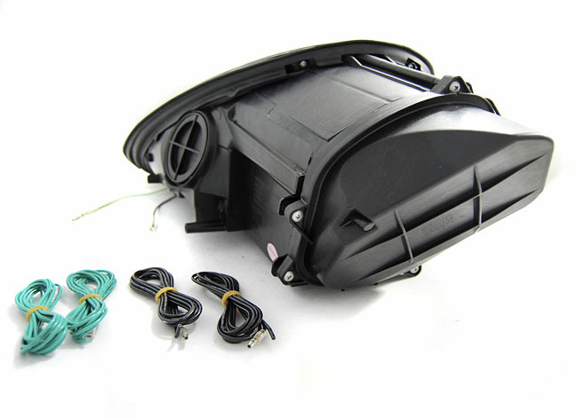 Fari Anteriori Xenon Neri per Porsche Boxster Cayman 987 (05-08)