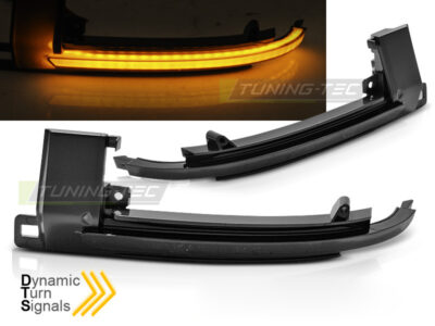 Laterale Direction nello Specchio Fumè LED Sequenziale per Audi A3 08-10