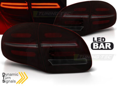 LED Bar Fanali Posteriori Rosso Fumé Sequenziali per Porsche Cayenne