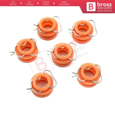 6 Pezzi Assemblaggio Rulli Alzavetro C0AB 6423240 B per Ford Mustang