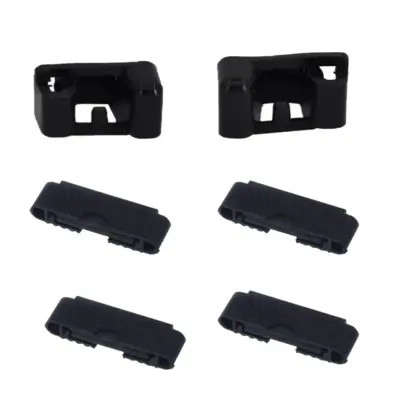 6 Pezzi Slitta Tettuccio Apribile Plastica e Mandorla per Peugeot 206