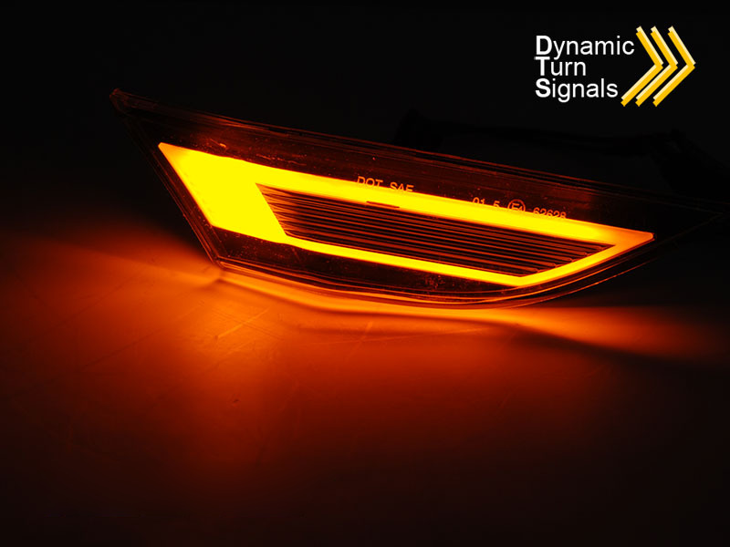 Laterale Direction Bianco LED Sequenziali per Porsche 911 (991) Carrera 11-15