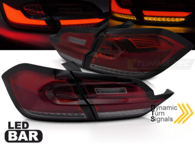 Fanali Posteriori LED Fumè per Ford Fiesta MK8 (2017-2021) Berlina 5 Porte