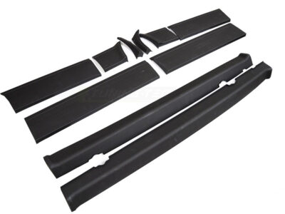 Minigonne + Strisce Porta Sportive per BMW E30 82 1982-1990 4 Porte