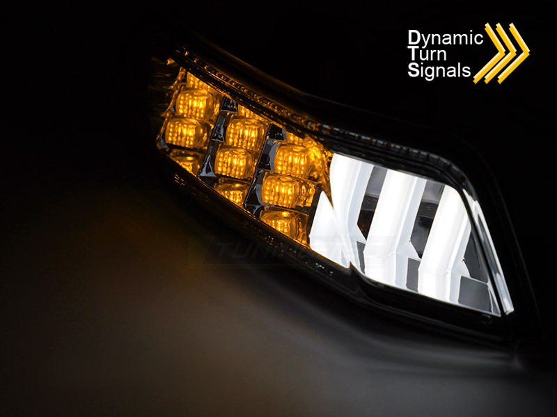 Frecce Anteriori Fumè LED Sequenziali per Ford Mustang 15-17