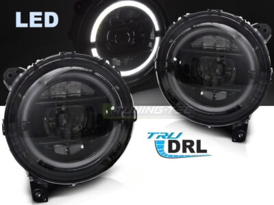 Fari Anteriori LED con Luci Diurne per Jeep WRANGLER JL (2018-2023)