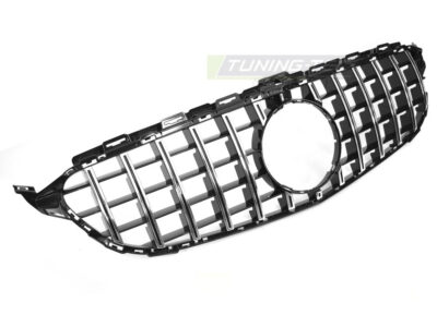 Griglia Sport Nero Cromato per Mercedes W205 (14-21) / S205 (14-21) / C205