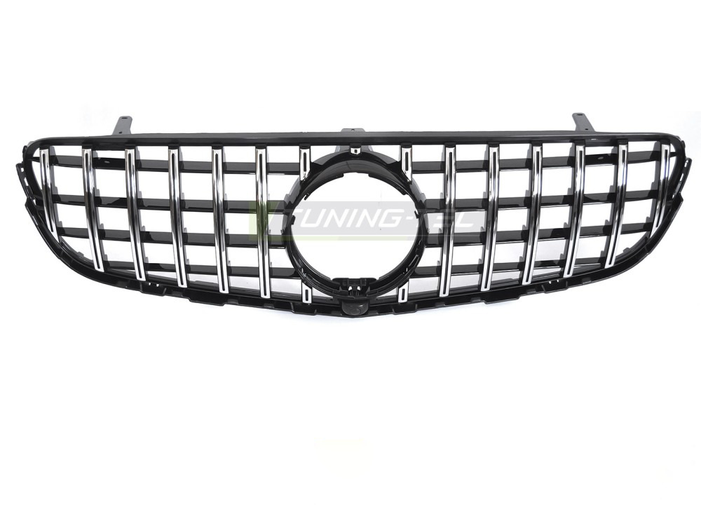 Griglia Sport Nero Cromato con Camera Hole per Mercedes GLC W253 (15-18)