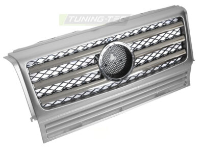 Griglia Sport Argento Cromato per Mercedes W463 (90-12)
