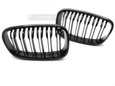 Griglia Sport Nero Lucido Doppio Bar per BMW Serie 1 F20 (11-14)