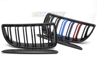 Griglia Sport Nero Lucido Tri-Colour Doppio per BMW Serie 3 E90/E91 05-08