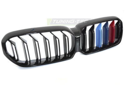 Griglia Sport Nero Lucido Tri-Colour Doppio Bar per BMW Serie 5 G30 (20-23)