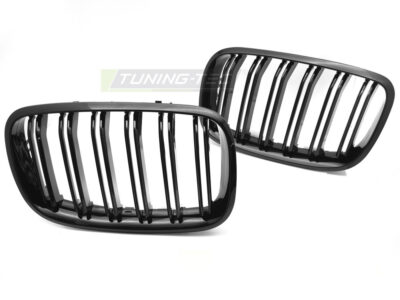 Griglia Sport Nero Lucido Doppio Bar per BMW X5 E70 (2007-2013)