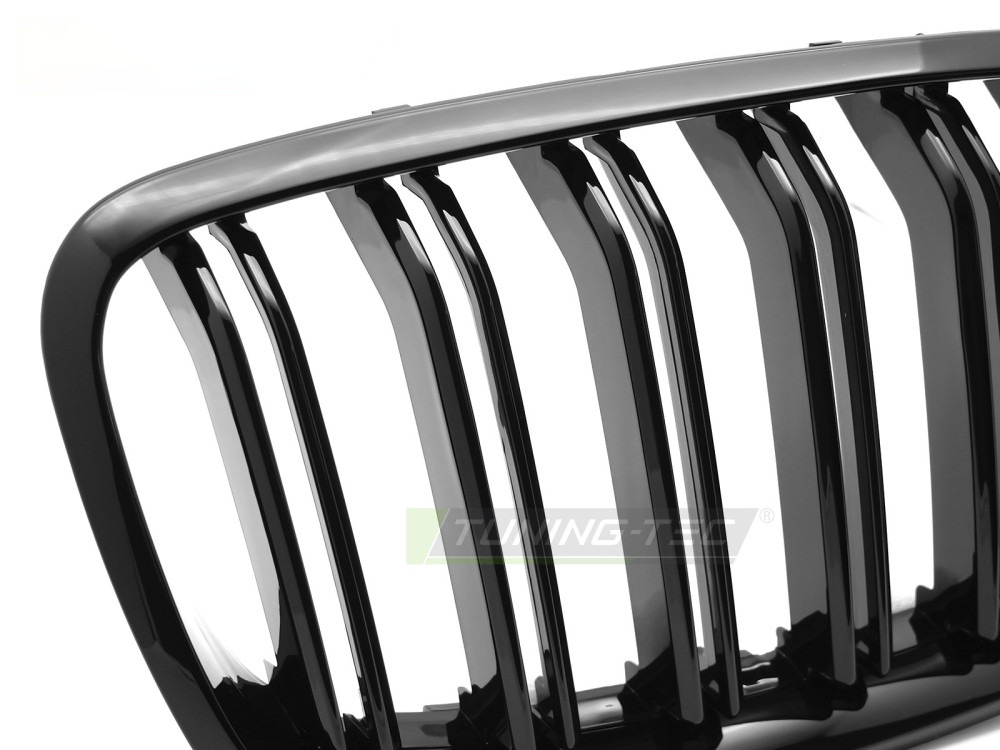 Griglia Sport Nero Lucido Doppio Bar per BMW X5 E70 (2007-2013)