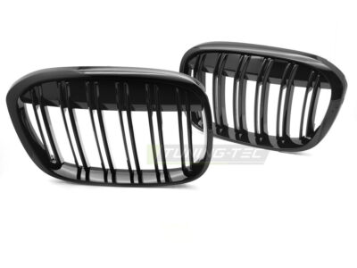 Griglia Sport Nero Lucido Doppio Bar per BMW X1 F48 (2015-2020)