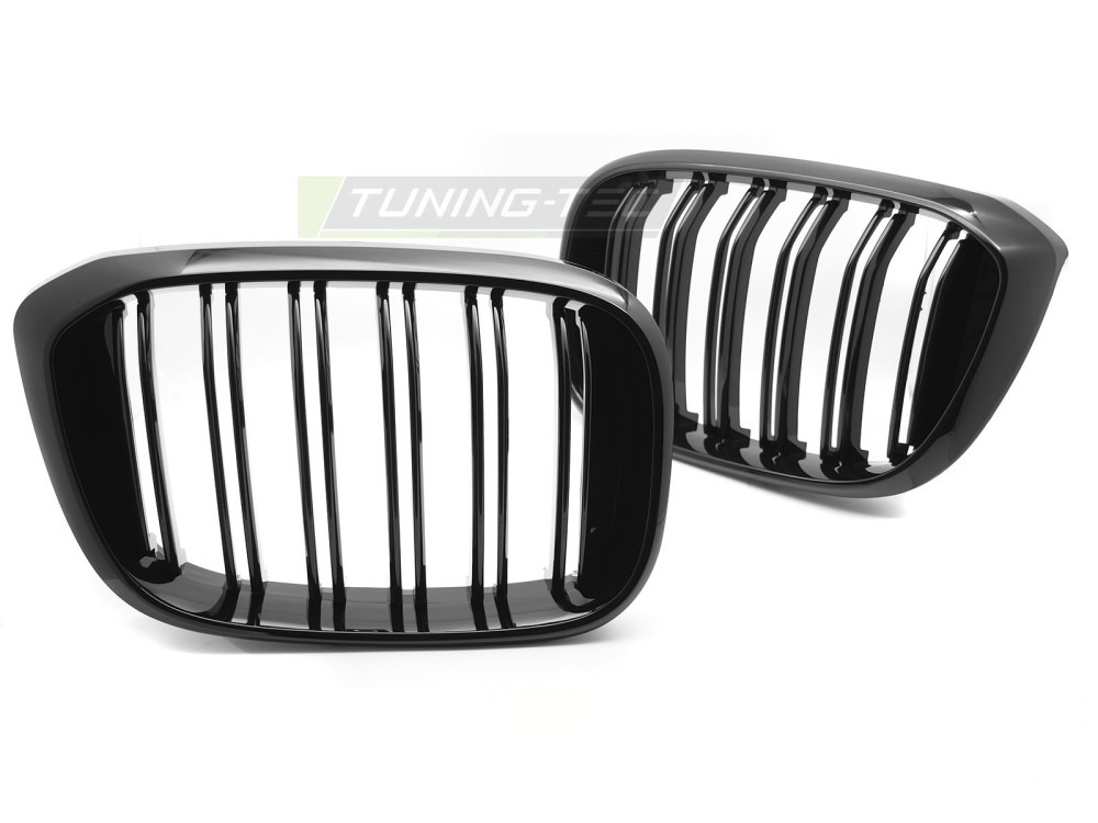 Griglia Sport Nero Lucido Doppio Bar per BMW X3 G01 (2017-2021)