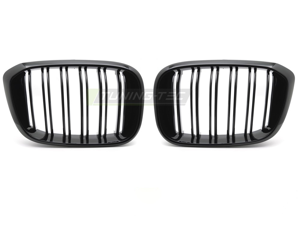 Griglia Sport Nero Lucido Doppio Bar per BMW X3 G01 (2017-2021)