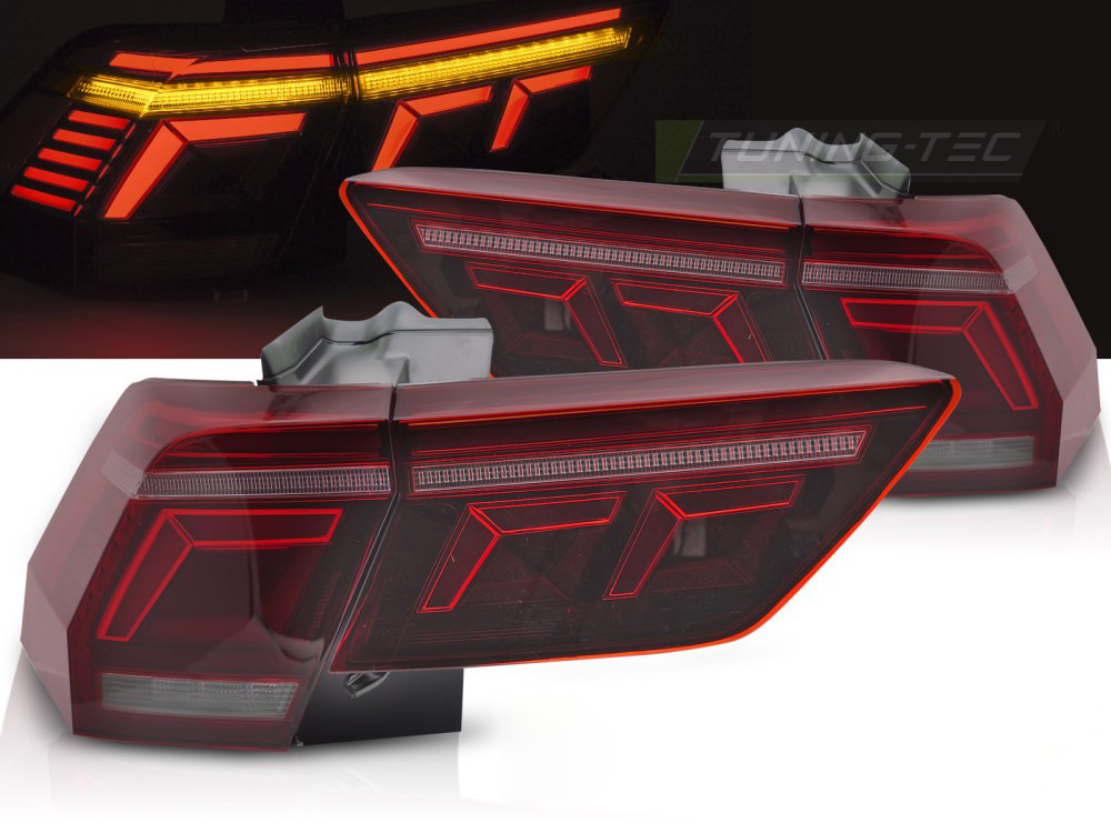 LED Bar Fanali Posteriori Rosso per Volkswagen Tiguan II (2020-2024)