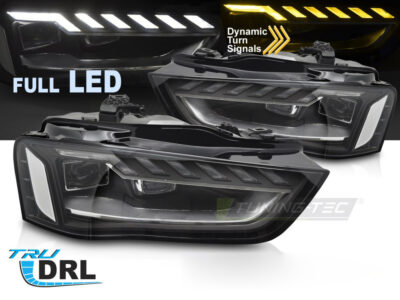 Fari Anteriori Full LED Sequenziali per Audi A4 B8 (2012-2015)