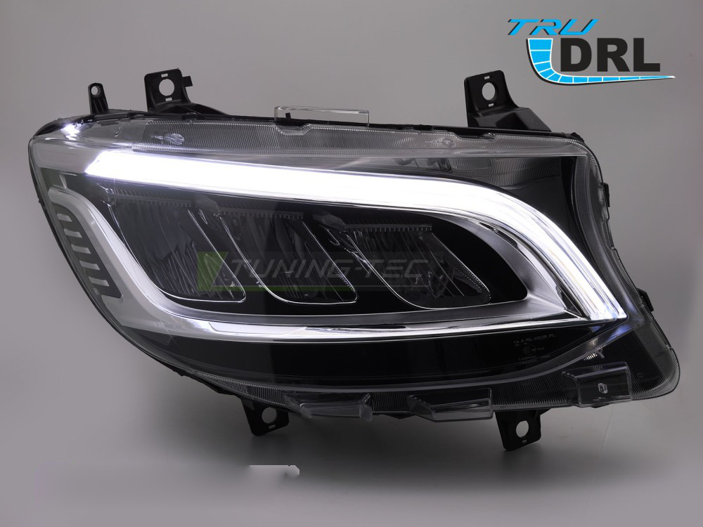 Fari Anteriori Full LED Cromati con Luci Diurne per Mercedes Sprinter 18-23